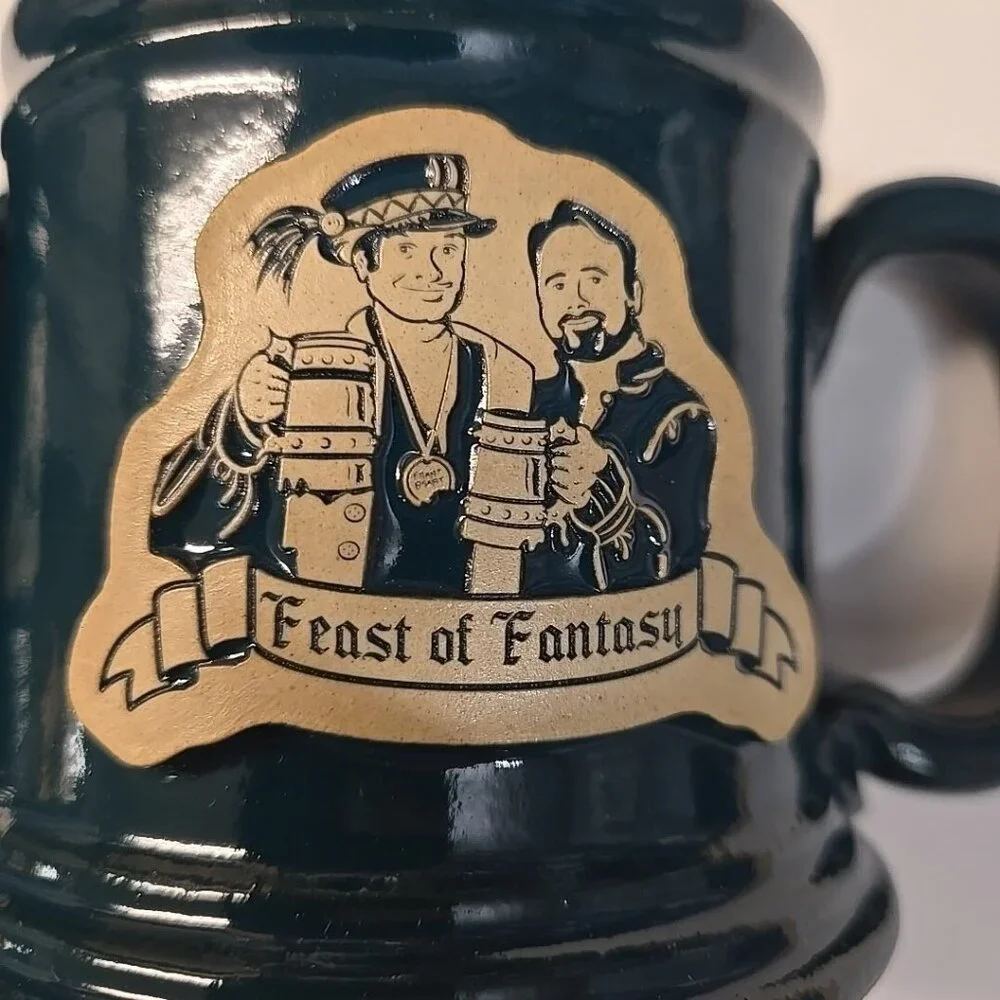 SET OF 2 Feast Of Fantasy Minnesota Renaissance Festival Sunset Hill Stoneware